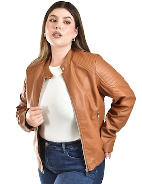 Chamarra Roman Fashion impermeable para mujer