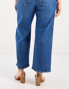 Jeans amplio cintura baja Only Carmakoma para mujer