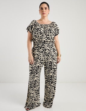 Blusa The Pattern manga corta para mujer