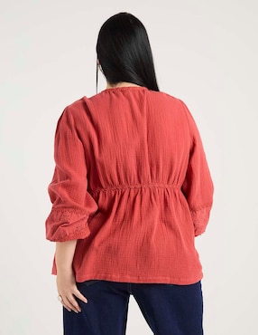Blusa The Pattern manga 3/4 para mujer