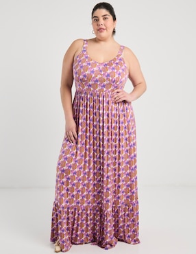 Vestido largo casual The Pattern para mujer