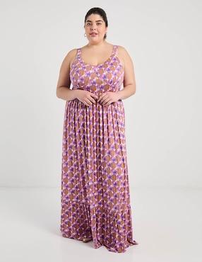 Vestido largo casual The Pattern para mujer