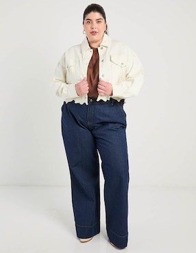Chamarra denim The Pattern para mujer