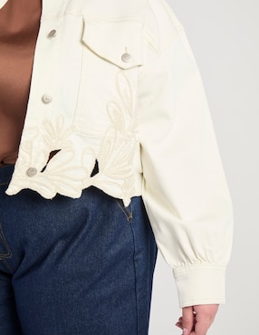 Chamarra denim The Pattern para mujer