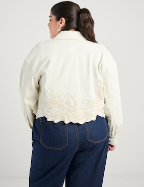 Chamarra denim The Pattern para mujer