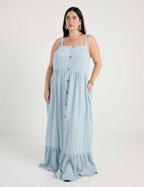 Vestido maxi casual The Pattern para mujer