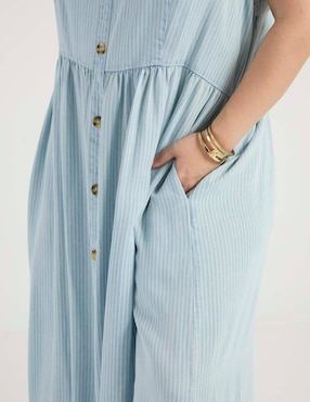 Vestido maxi casual The Pattern para mujer