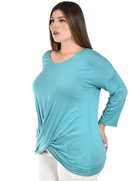 Blusa Roman Fashion manga larga para mujer