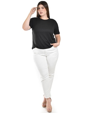 Blusa Roman Fashion manga corta para mujer