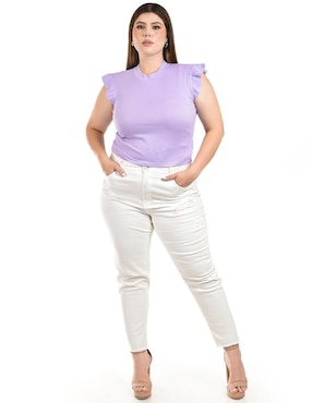 Blusa Roman Fashion sin manga para mujer