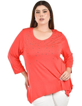Blusa Roman Fashion manga 3/4 para mujer