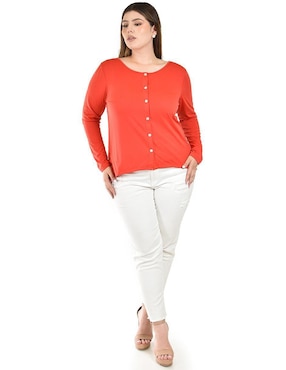 Blusa Roman Fashion manga larga para mujer