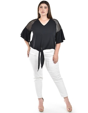 Blusa Roman Fashion manga 3/4 para mujer
