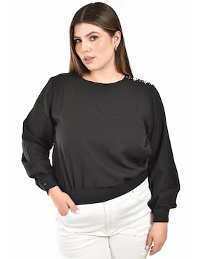 Blusa Roman Fashion manga larga para mujer