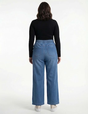 Jeans relaxed wide leg cintura media The Pattern para mujer