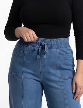 Jeans relaxed wide leg cintura media The Pattern para mujer