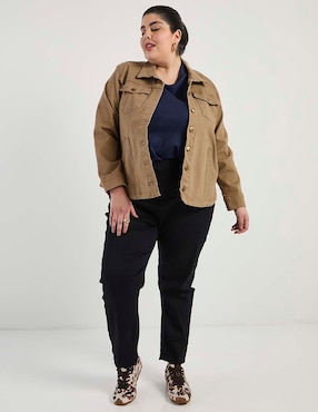 Chamarra denim The Pattern de mezclilla para mujer