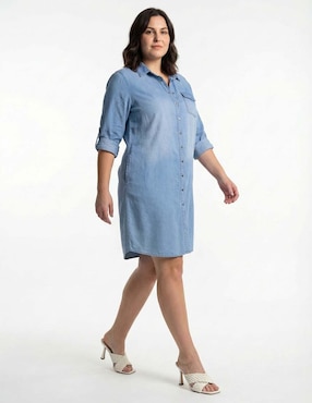 Vestido midi casual The Pattern para mujer