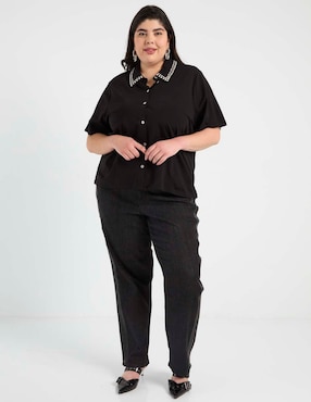 Camisa Karl Lagerfeld Paris manga corta para mujer