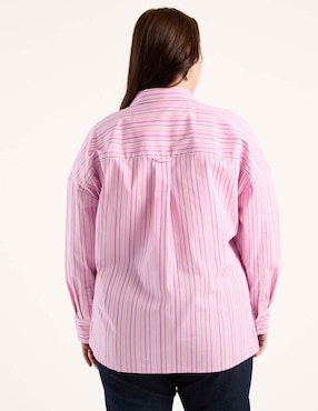 Camisa The Pattern de algodón manga larga para mujer