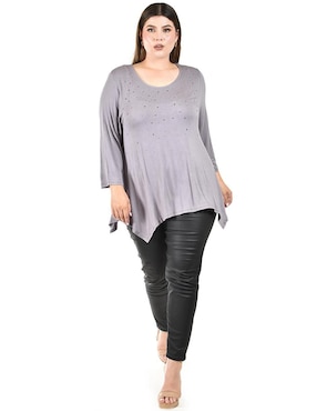 Blusa Roman Fashion manga 3/4 para mujer