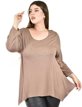 Blusa Roman Fashion manga 3/4 para mujer