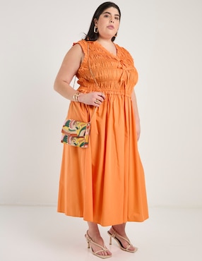 Vestido crop casual Map para mujer