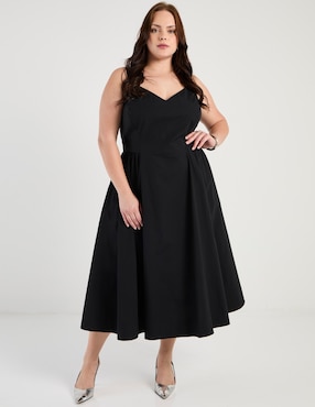 Vestido crop casual Map para mujer