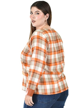 Blusa Roman Fashion manga larga para mujer