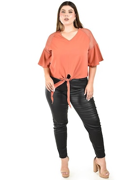 Blusa Roman Fashion manga al codo para mujer
