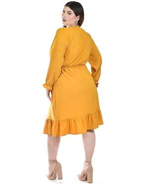 Vestido a la rodilla casual Roman Fashion para mujer