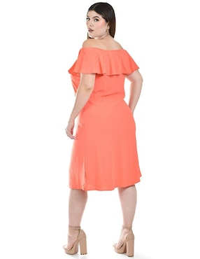 Vestido a la rodilla casual Roman Fashion para mujer
