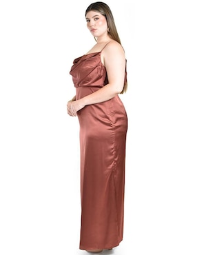 Vestido maxi de fiesta Roman Fashion escote cuadrado