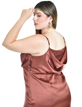 Vestido maxi de fiesta Roman Fashion escote cuadrado