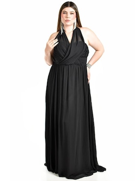 Vestido maxi de fiesta Roman Fashion escote corazón