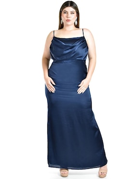 Vestido maxi de fiesta Roman Fashion escote cuadrado
