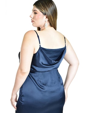 Vestido maxi de fiesta Roman Fashion escote cuadrado