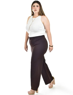 Pantalón de vestir Roman Fashion regular para mujer