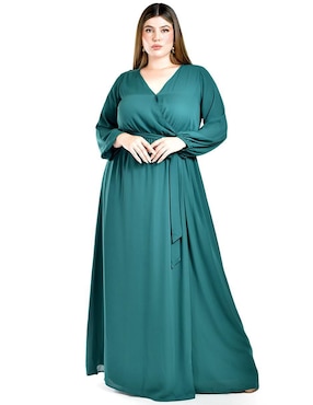 Vestido maxi de fiesta Roman Fashion escote V