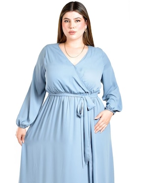 Vestido maxi de fiesta Roman Fashion escote V
