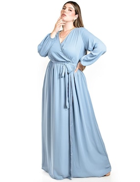 Vestido maxi de fiesta Roman Fashion escote V