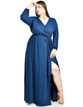 Vestido maxi de fiesta Roman Fashion escote V