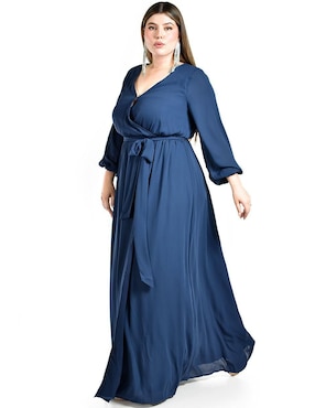 Vestido maxi de fiesta Roman Fashion escote V