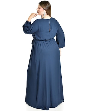 Vestido maxi de fiesta Roman Fashion escote V