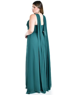 Vestido maxi de fiesta Roman Fashion escote corazón