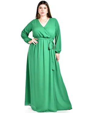 Vestido maxi de fiesta Roman Fashion escote V