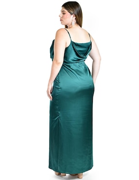Vestido maxi de fiesta Roman Fashion escote cuadrado