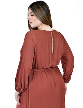 Vestido maxi de fiesta Roman Fashion escote V