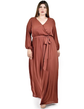 Vestido maxi de fiesta Roman Fashion escote V