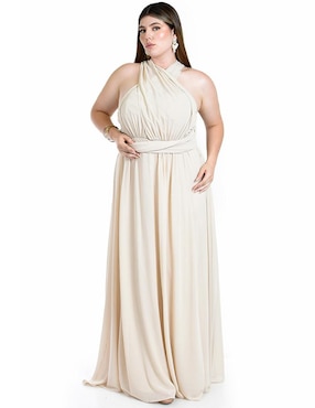 Vestido maxi de fiesta Roman Fashion escote corazón